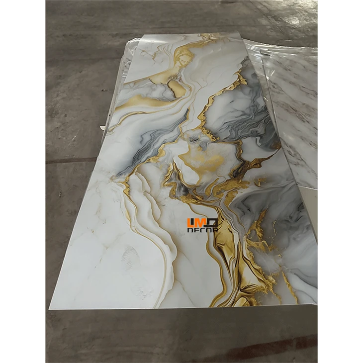 Огненная настенная панель PCV/UV Marble